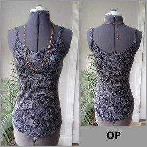 OP Camisole Tank w/ Sweetheart Neckline